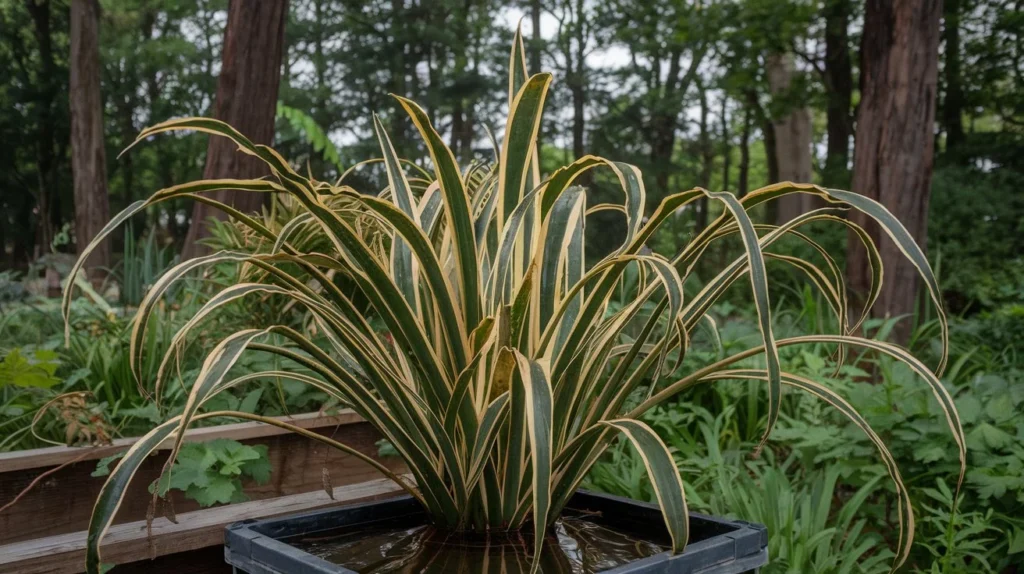 Golden Variegated Sweet Flag (Acorus gramineus ‘Ogon’)