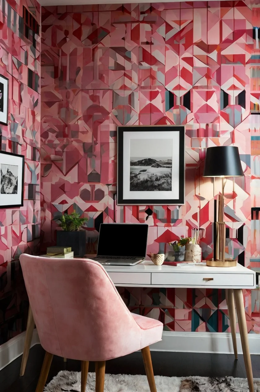 Contemporary Geometric Patterns for the Home Office
