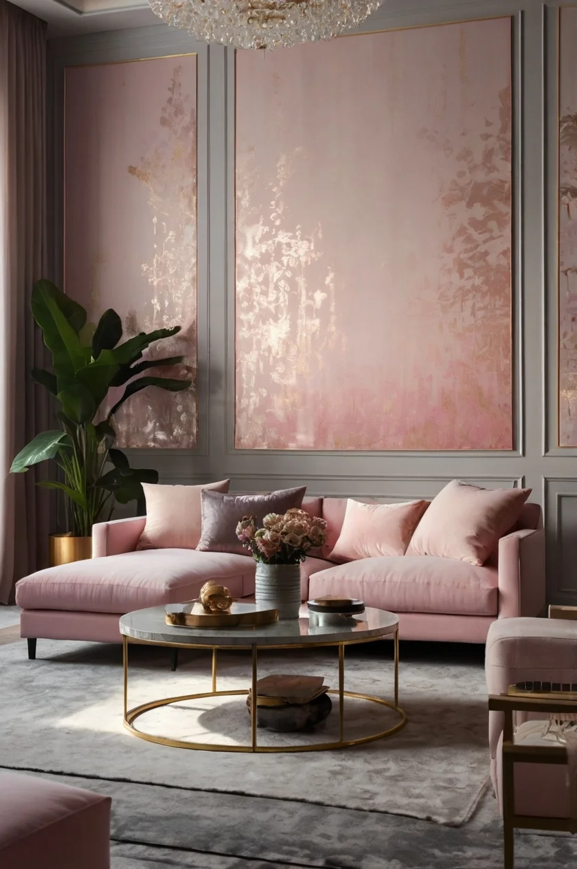 Soft Ombre Tones for the Living Room